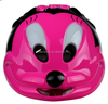 Hübscher individuell gestalteter rosa Tiermaus-Kinderfahrrad-Rollerhelm für Kinderfahrräder