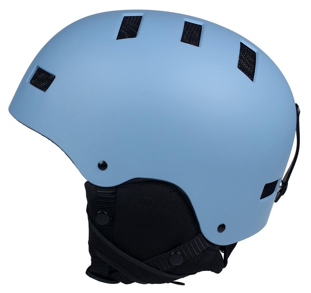 Skihelm, Skateboard-Helm mit abnehmbarem Ohrenschützer und Futter, Schneehelm für Unisex-Erwachsene, Kinder, CE und ASTM