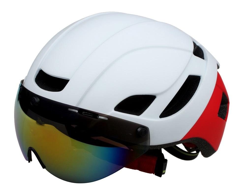 Fahrradhelm mit abnehmbarem Magnetbrillen-Visier, Mountainbike-Helm, Fahrradhelm für Erwachsene, für Männer, Frauen, Jugendliche