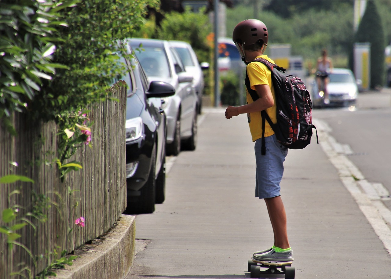 Skateboardhelm