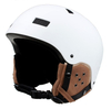 CE ASTM schützende ABS-Schale und EPS-Innenfutter für Ski- und Schneehelme mit Leder-Ohrenschützern