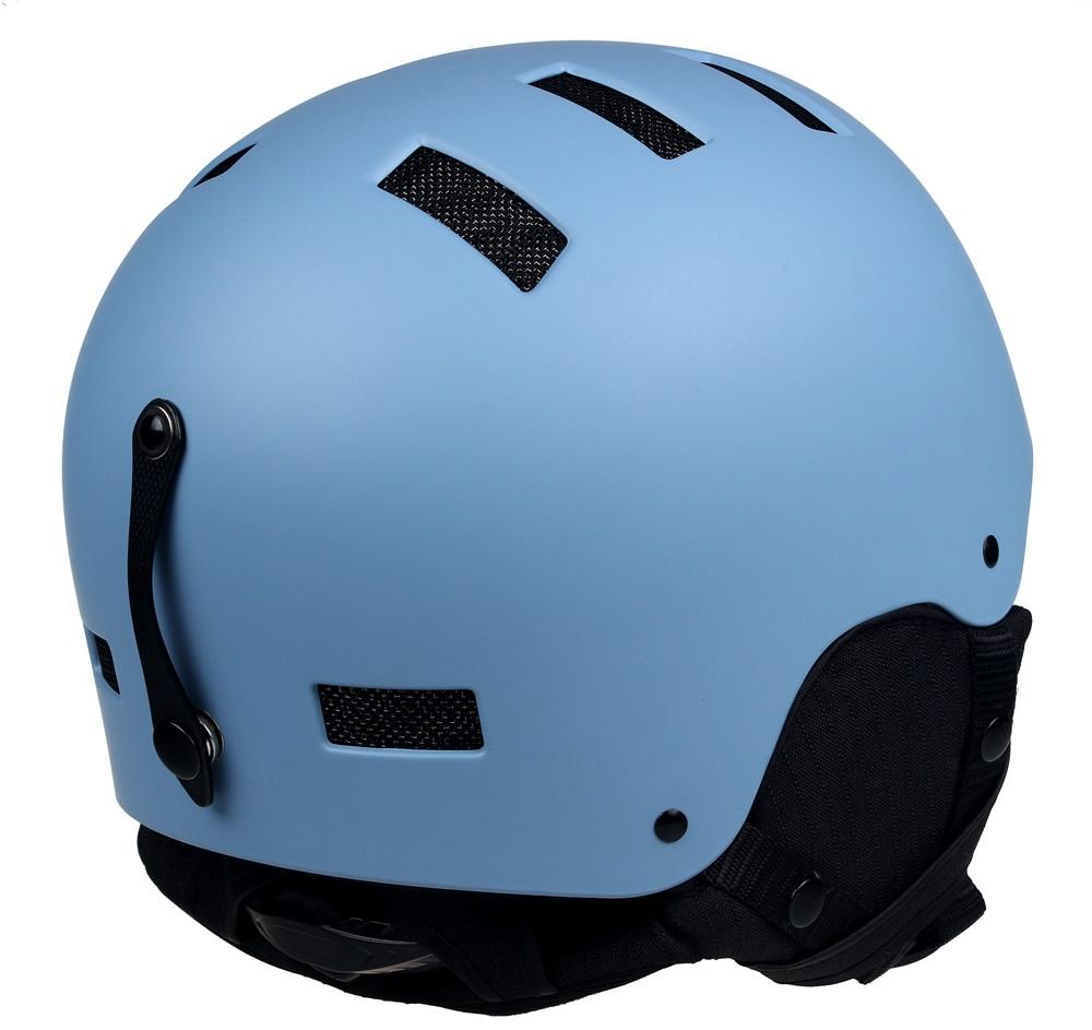 Skihelm, Skateboard-Helm mit abnehmbarem Ohrenschützer und Futter, Schneehelm für Unisex-Erwachsene, Kinder, CE und ASTM