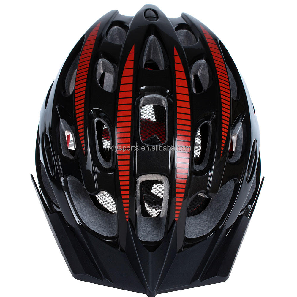 Heißer Verkauf Gute Qualität Leichter Fahrradhelm Fahrradhelm Spezielles Design für Männer in Berg- und Straßenfahrrad LED ST987