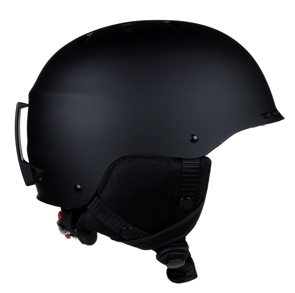 Neuer, modischer, OEM-verfügbarer ABS-Skihelm mit weichem Schutz und Mini-Visier
