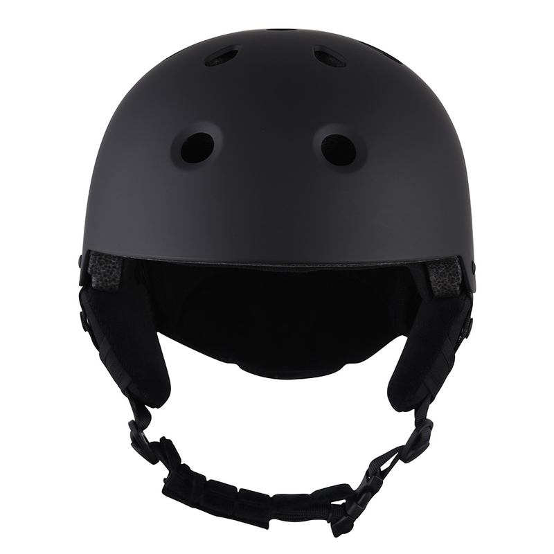 CE-Zertifizierung ABS-Shell-Schnee-Skihelm, schwarzer Helm-Ski