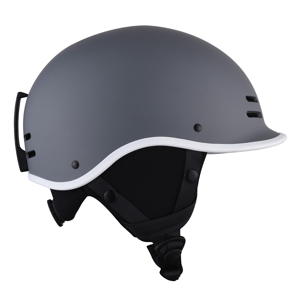 Großhandel CE-zertifizierter Skihelm für Erwachsene, Skiboard-Sicherheit, Elektroroller, Skiboard-Helm für Erwachsene, Grau