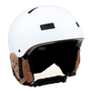 CE ASTM schützende ABS-Schale und EPS-Innenfutter für Ski- und Schneehelme mit Leder-Ohrenschützern