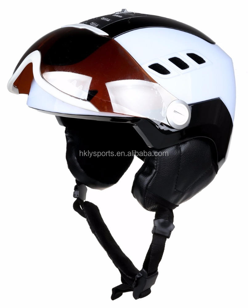 Winter Schneesport Ski Skating In-Mold Skihelm für Erwachsene mit Glas