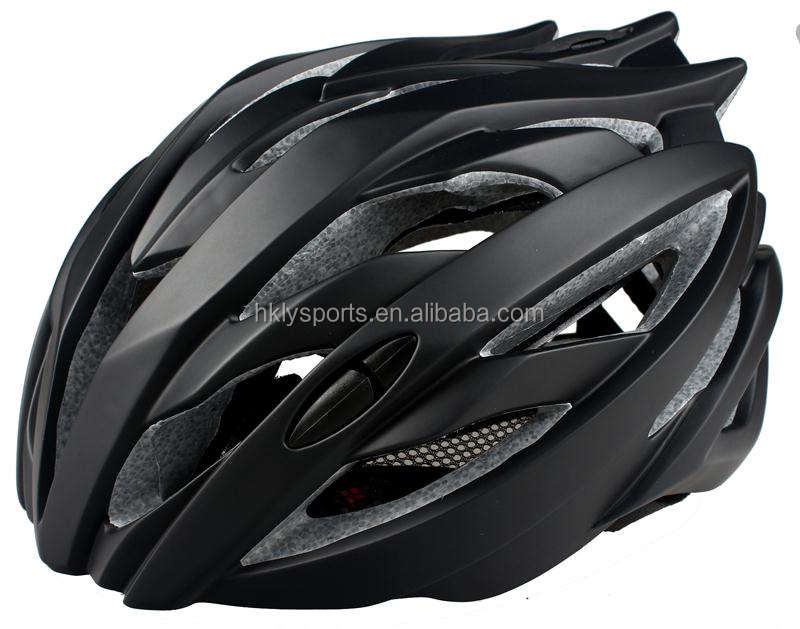 Shengtao Fabrikpreis ST938B In-Mold-Carbonfaser 1 Schicht PC + schwarzer EPS-Sportfahrrad-Sporthelm mit ITW-Schnalle