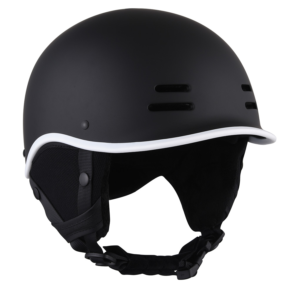 Großhandel CE zertifiziert erwachsener Skihelm Skiboard Sicherheit Elektrische Roller Skigafel Helm für Erwachsene Schwarz