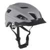 Neuer Fahrradhelm mit LED-Licht, PC-In-Mold-Fahrradhelm, sicherer Sport-Mountain-Road-Fahrradhelm für Erwachsene, Grau