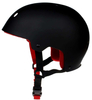 Klassisches schwarzes Skate-Helm-Design mit Sweat Saver Liner-Skateboard-Helm