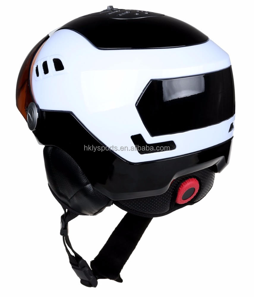 Winter Schneesport Ski Skating In-Mold Skihelm für Erwachsene mit Glas
