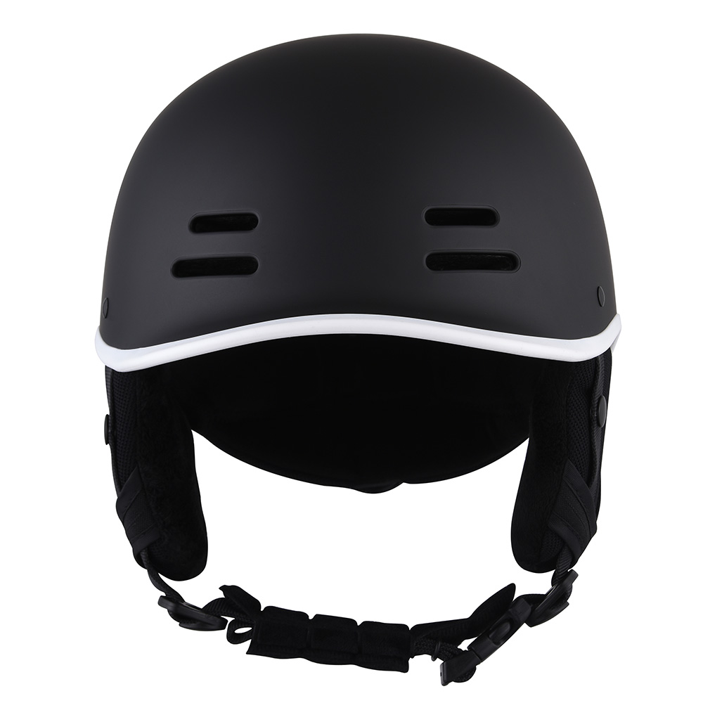 Großhandel CE zertifiziert erwachsener Skihelm Skiboard Sicherheit Elektrische Roller Skigafel Helm für Erwachsene Schwarz