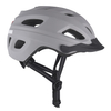 Neuer Fahrradhelm mit LED-Licht, PC-In-Mold-Fahrradhelm, sicherer Sport-Mountain-Road-Fahrradhelm für Erwachsene, Grau