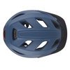 Neuer Fahrradhelm mit LED-Licht, PC-In-Mold-Fahrradhelm, sicherer Sport-Mountain-Road-Fahrradhelm für Erwachsene, Blau