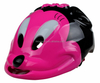 Hübscher individuell gestalteter rosa Tiermaus-Kinderfahrrad-Rollerhelm für Kinderfahrräder