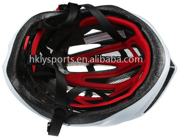 CE-geprüfte, leichte In-Mold-PC-Carbonfaser-Fahrradhelme nach Maß