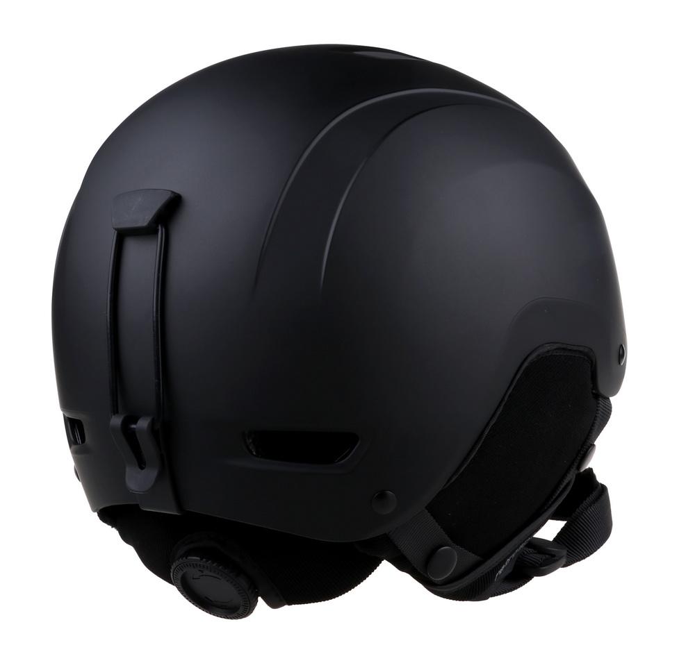 Bunter individueller Ski-Snowboard-Helm, schützender Schneehelm für Erwachsene, Schwarz