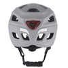 Neuer Fahrradhelm mit LED-Licht, PC-In-Mold-Fahrradhelm, sicherer Sport-Mountain-Road-Fahrradhelm für Erwachsene, Grau