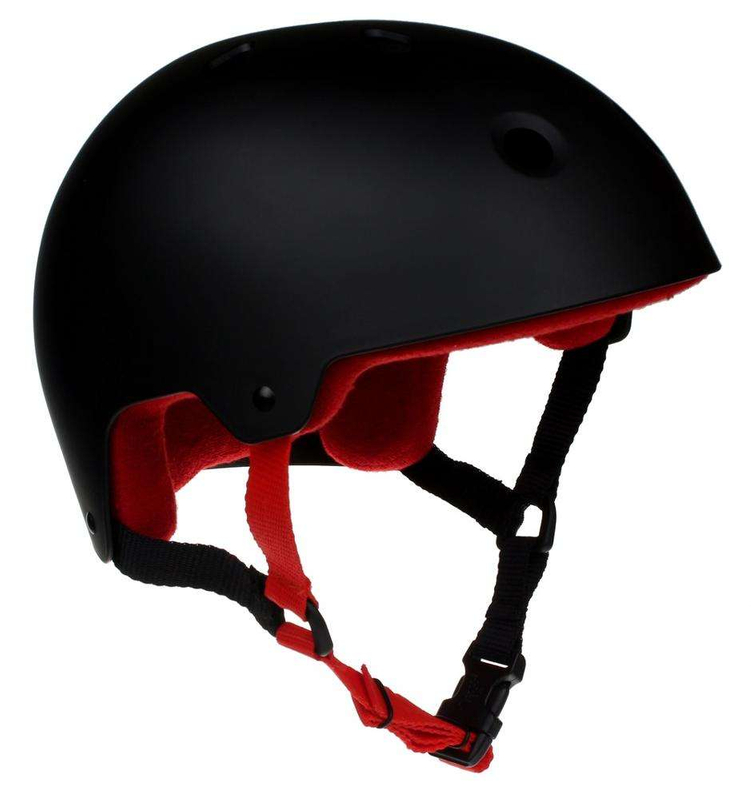 Klassisches schwarzes Skate-Helm-Design mit Sweat Saver Liner-Skateboard-Helm