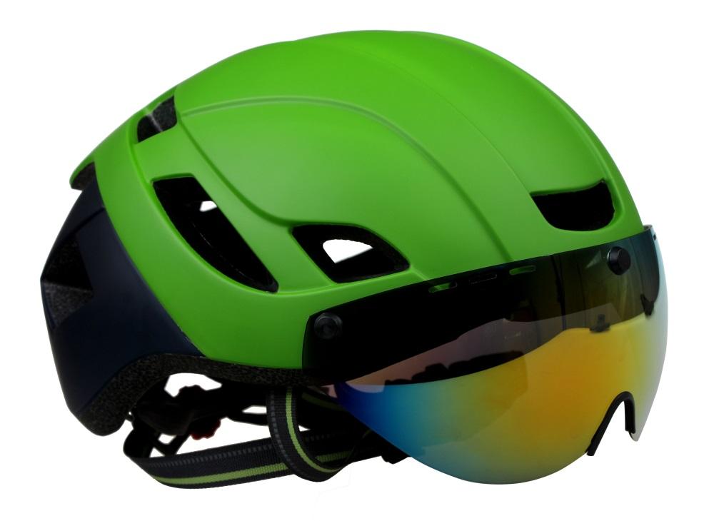 Fahrradhelm mit abnehmbarem Magnetbrillen-Visier, Mountainbike-Helm, Fahrradhelm für Erwachsene, für Männer, Frauen, Jugendliche
