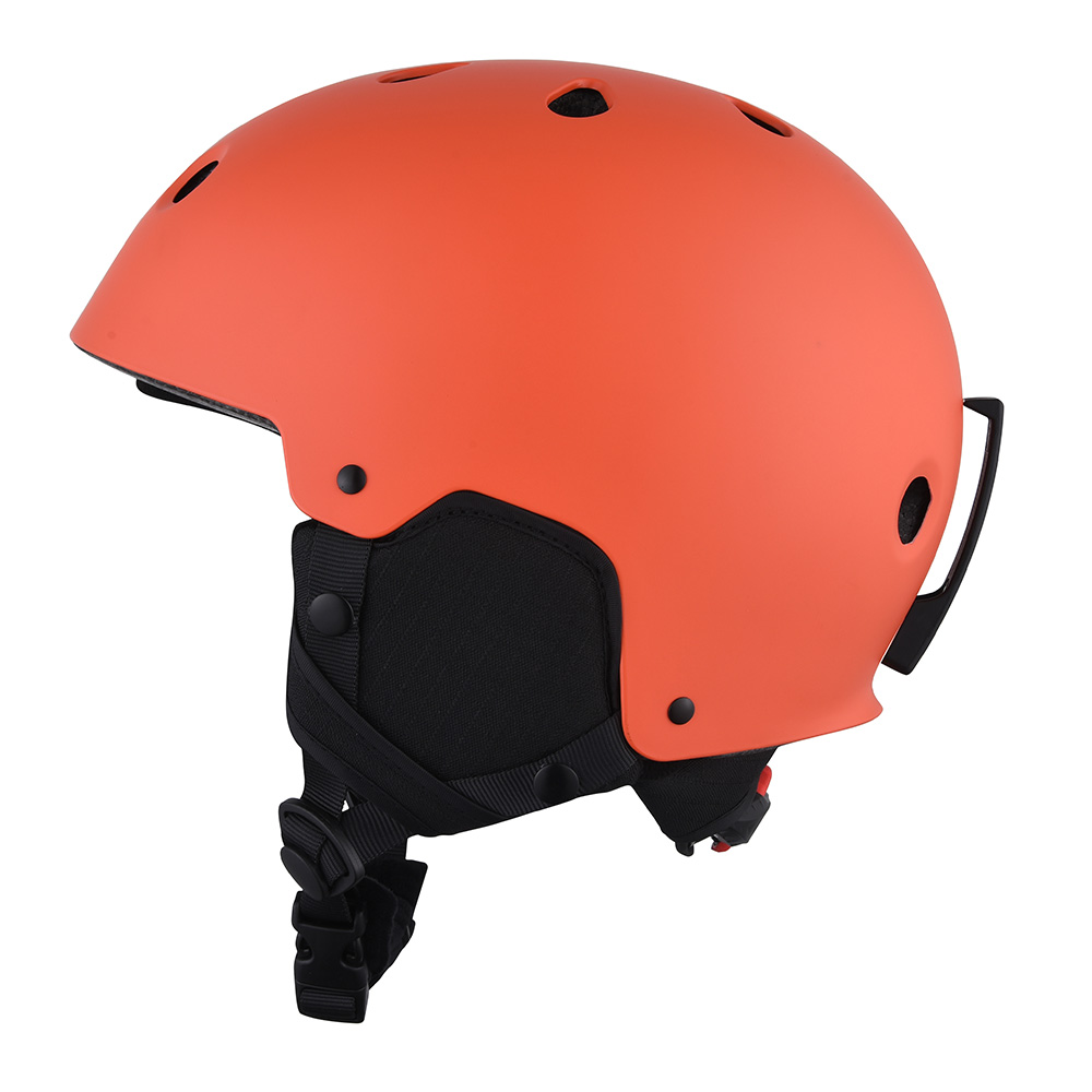 CE-Zertifizierung ABS-Shell-Schnee-Skihelm, roter Helm-Ski