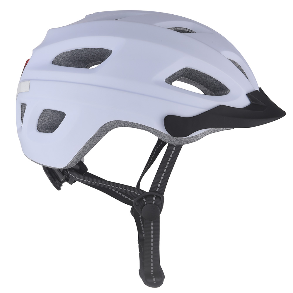 Neuer Fahrradhelm mit LED-Licht, PC-In-Mold-Fahrradhelm, sicherer Sport-Mountain-Road-Fahrradhelm für Erwachsene