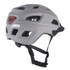 Neuer Fahrradhelm mit LED-Licht, PC-In-Mold-Fahrradhelm, sicherer Sport-Mountain-Road-Fahrradhelm für Erwachsene, Grau