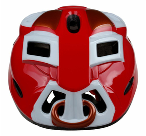 Chinesischer Lieferant Tier-Fahrradhelm PC In-Mold Schöner LED-Licht-Kinderfahrradhelm
