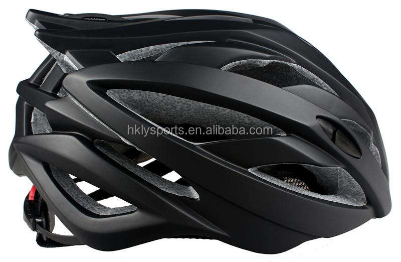Shengtao Fabrikpreis ST938B In-Mold-Carbonfaser 1 Schicht PC + schwarzer EPS-Sportfahrrad-Sporthelm mit ITW-Schnalle