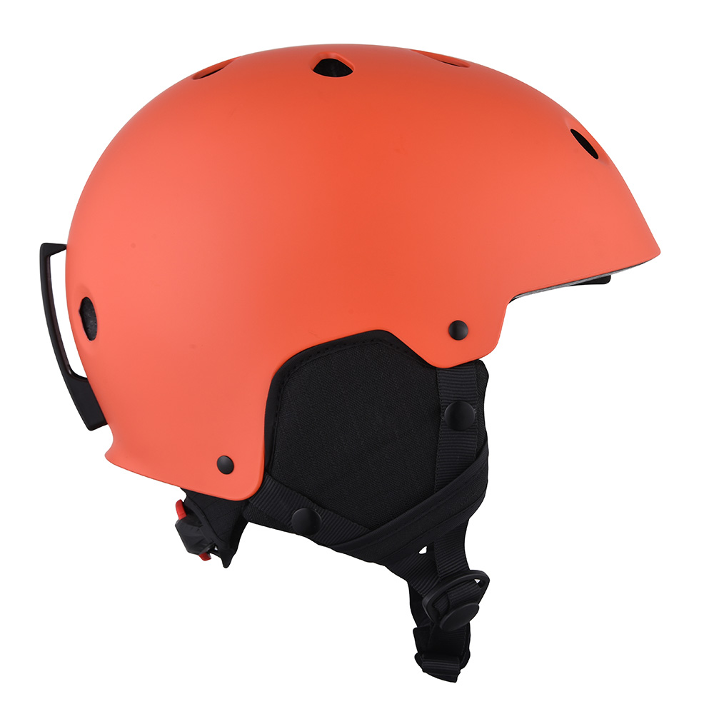 CE-Zertifizierung ABS-Shell-Schnee-Skihelm, roter Helm-Ski