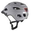 Neuer Fahrradhelm mit LED-Licht, PC-In-Mold-Fahrradhelm, sicherer Sport-Mountain-Road-Fahrradhelm für Erwachsene, Grau