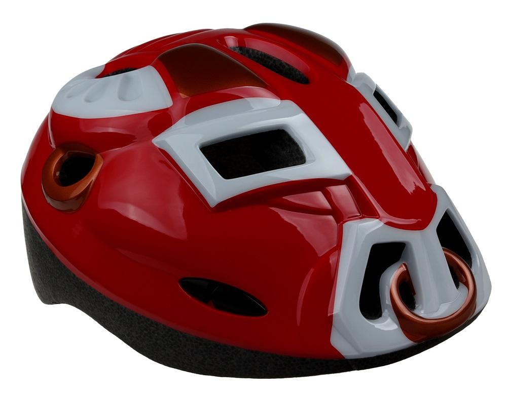Chinesischer Lieferant Tier-Fahrradhelm PC In-Mold Schöner LED-Licht-Kinderfahrradhelm