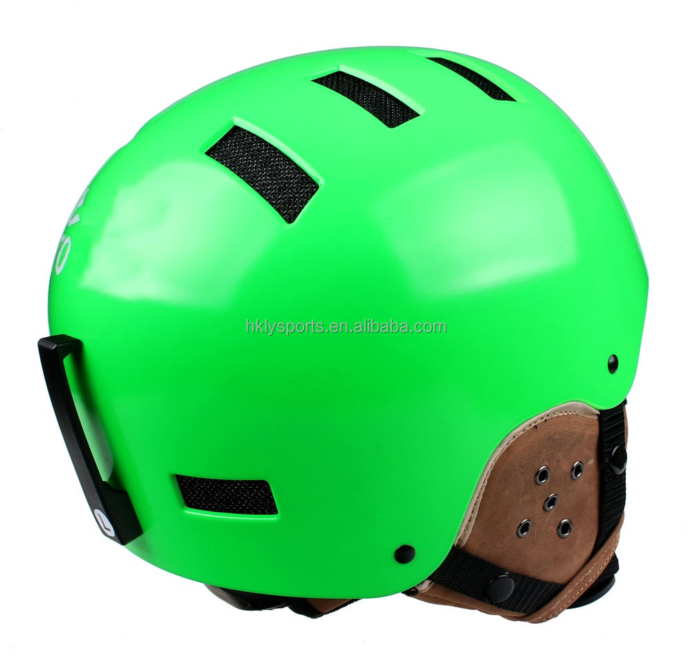 Skihelm aus Leder, ABS-Snowboardhelm, OEM-Helm