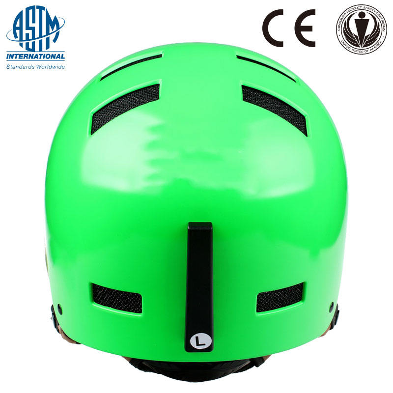 2017 neues Design, heißer Verkauf, Leder-Gehörschutz, Skihelm, beliebter Snowboard-Helm, Lederhelm