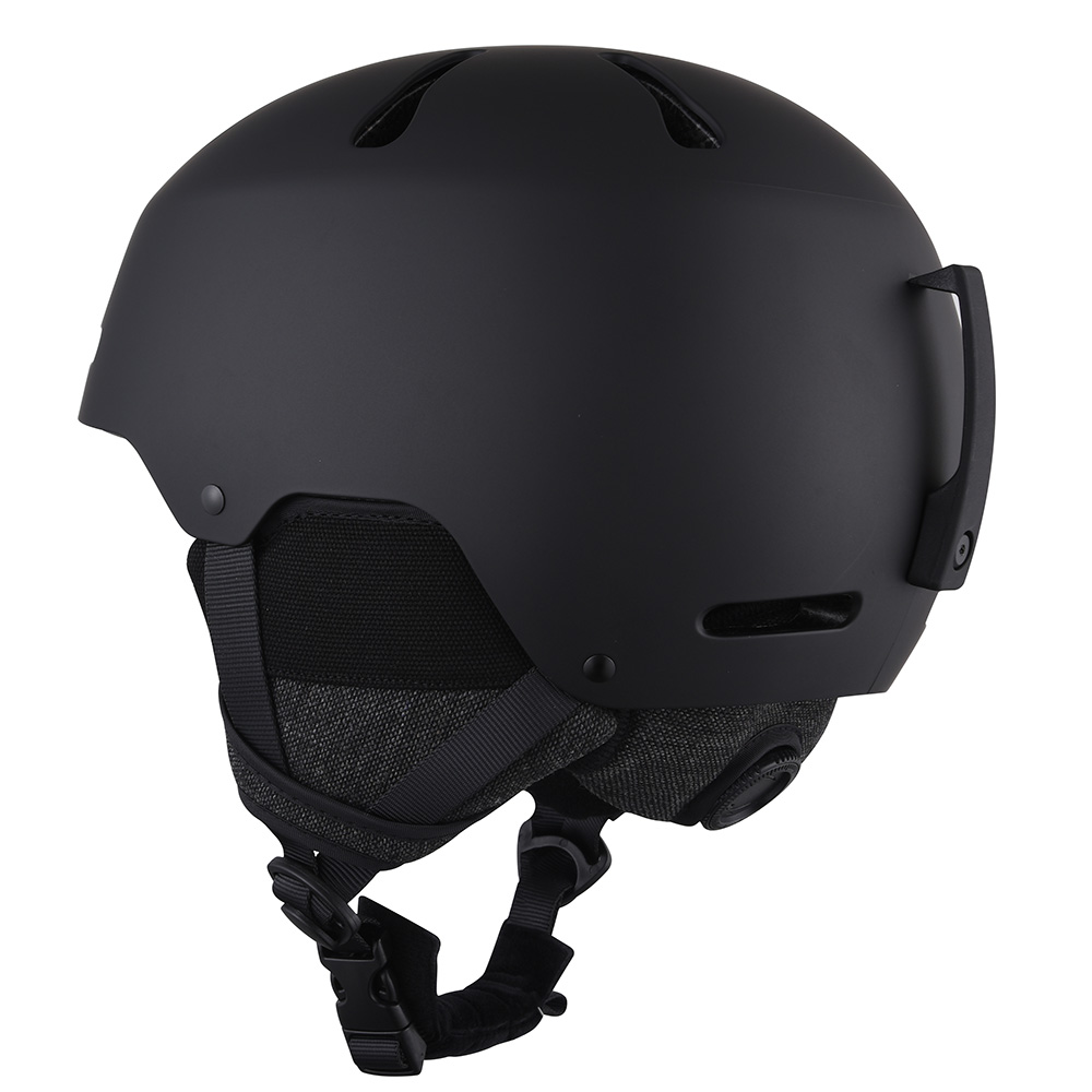Snowboard-Schneesporthelme für Jugendliche und Erwachsene & Ski-Outdoor-Skihelm Schwarz