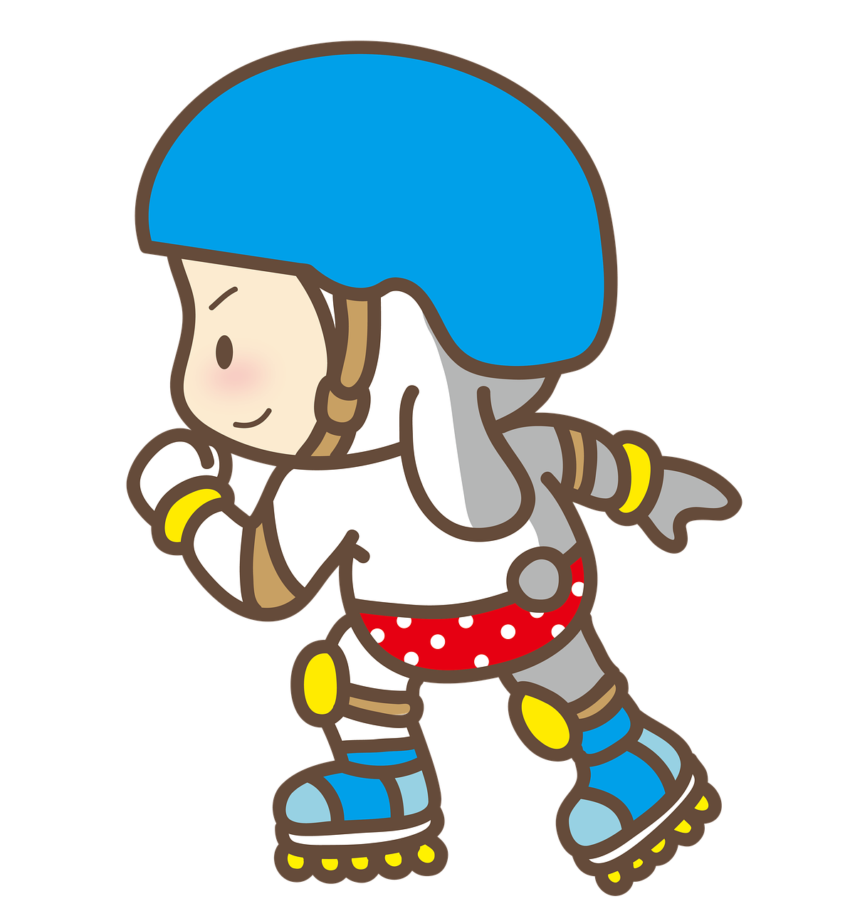 Rollschuhfaktorhelm